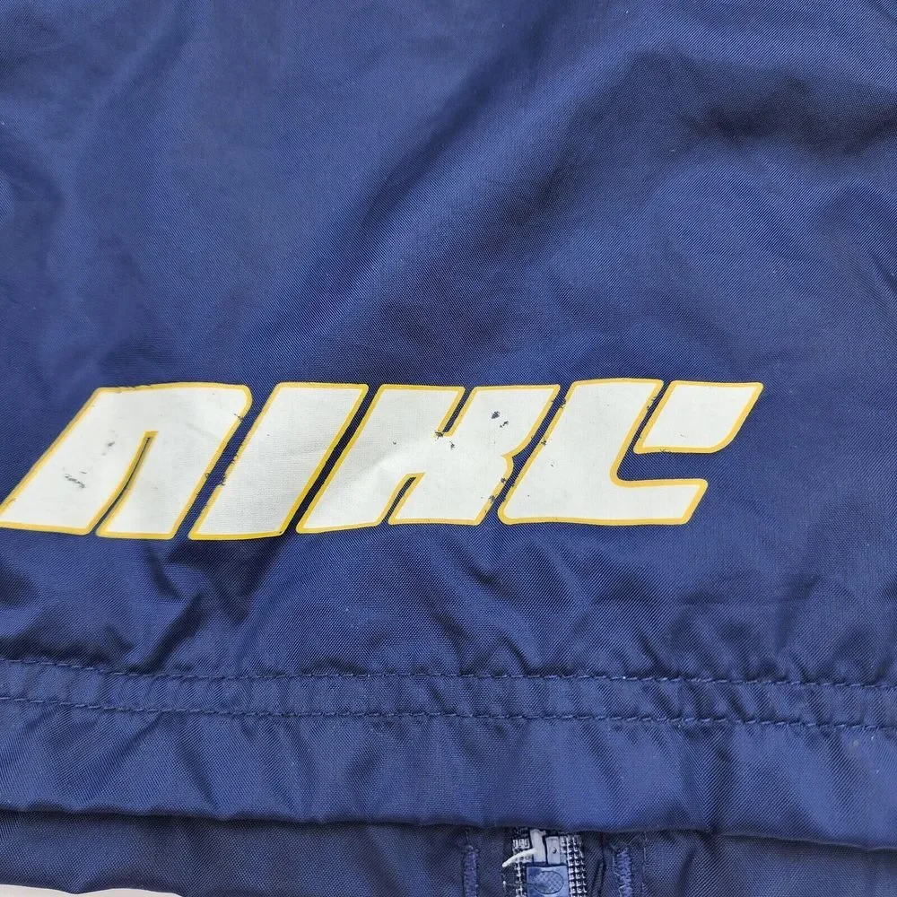 Nike‎ Kids Boys Size 7 Navy Yellow Windbreaker Jacket